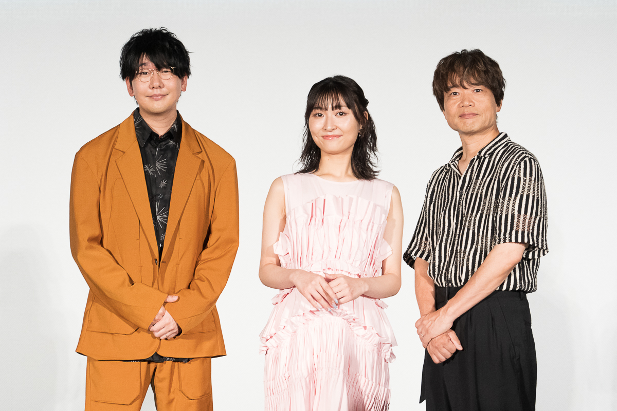 若山詩音、花江夏樹、中井和哉登壇 第1話～第3話先行上映会開催！“真面目”？“ユニーク”？舞台挨挨拶が思わぬ方向に⁉